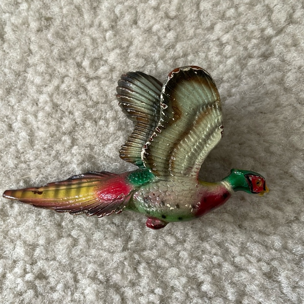 Vintage Wildlife - Pheasant Pin Brooch